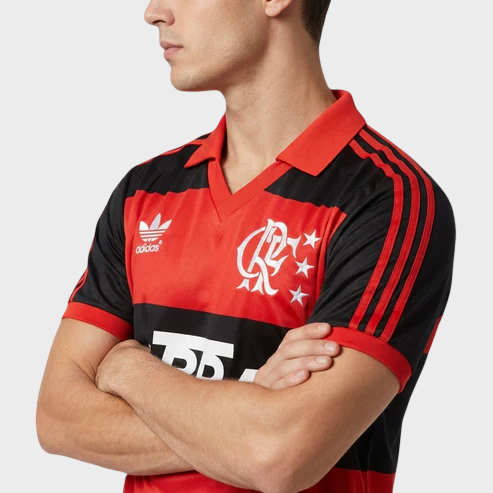 Camisa Flamengo I 1987 - Retrô - Lubrax