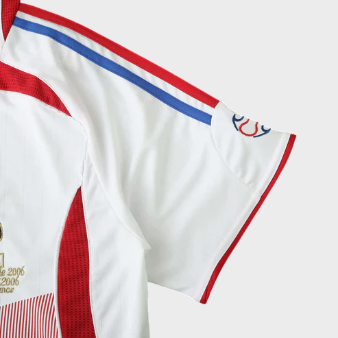 Camisa França II 2006 Adidas - Branca - Retrô