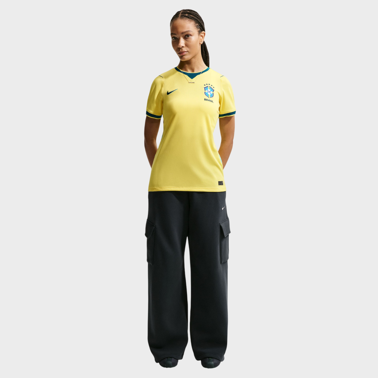 Camisa Seleção Brasileira Feminina I 26/27 - Torcedor Nike - Amarela