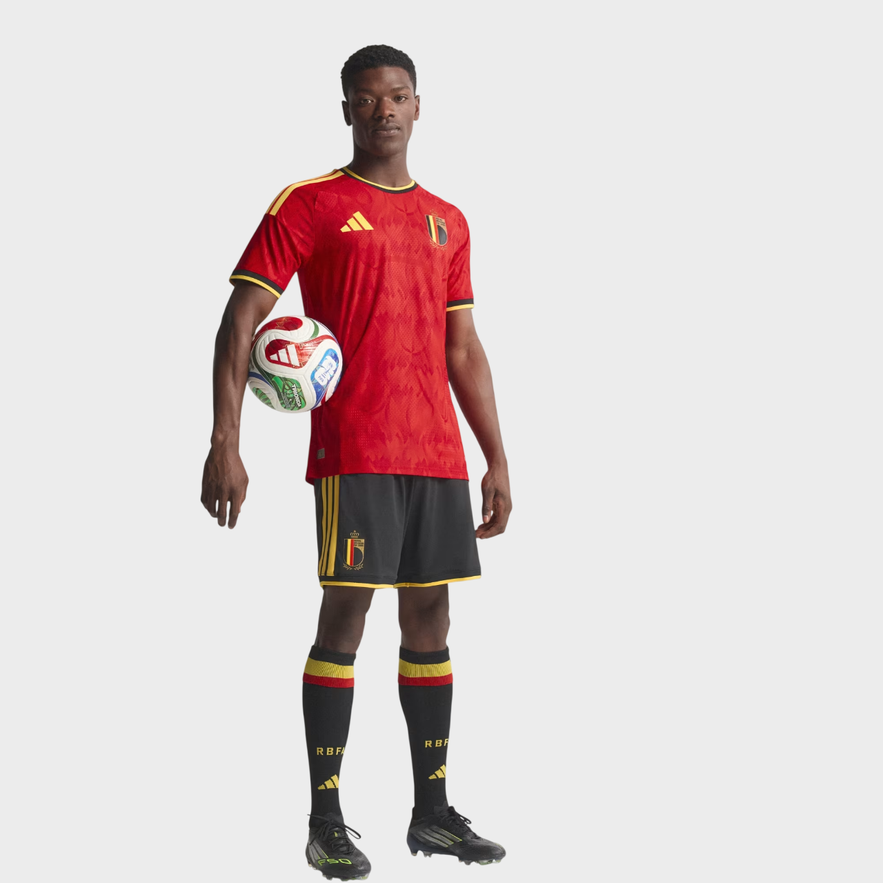 Camisa Bélgica I 26/27 - Jogador Adidas Masculina - Vermelho