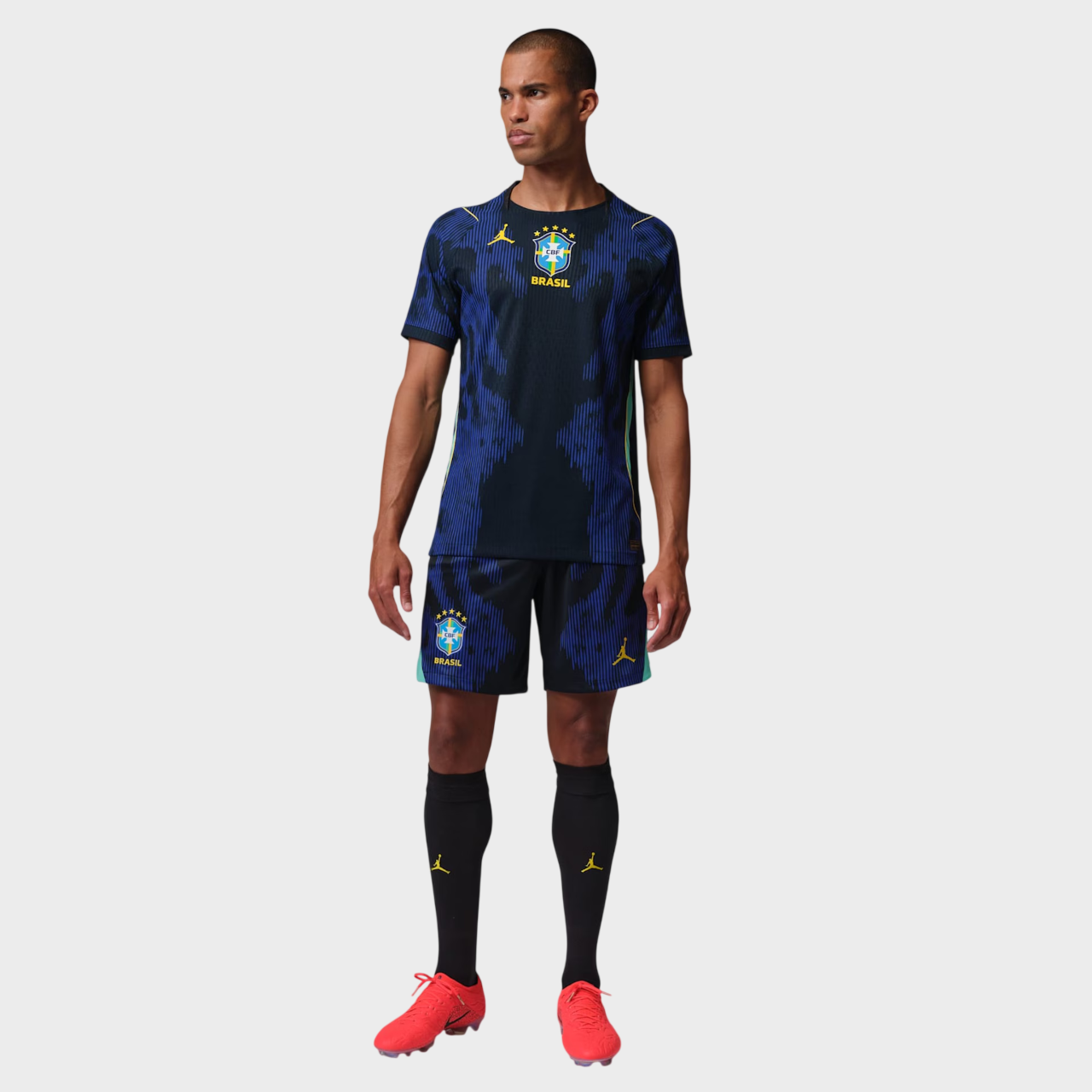 Camisa Seleção Brasileira II 26/27 - Jogador Nike X Jordan Masculina - Azul