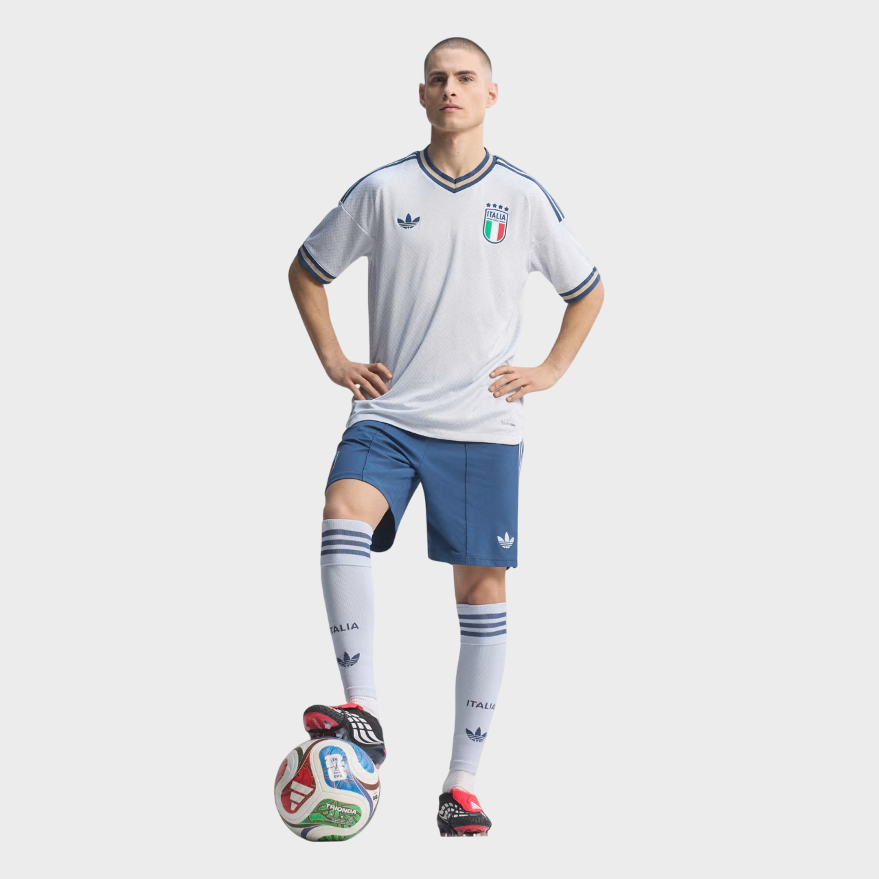 Camisa Itália II 26/27 - Jogador Adidas Masculina - Azul