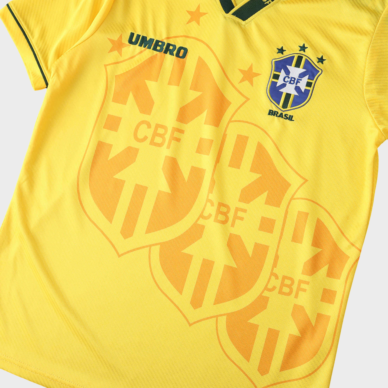 Camisa Seleção Brasileira I 1993/1994 Umbro - Retrô - Amarela