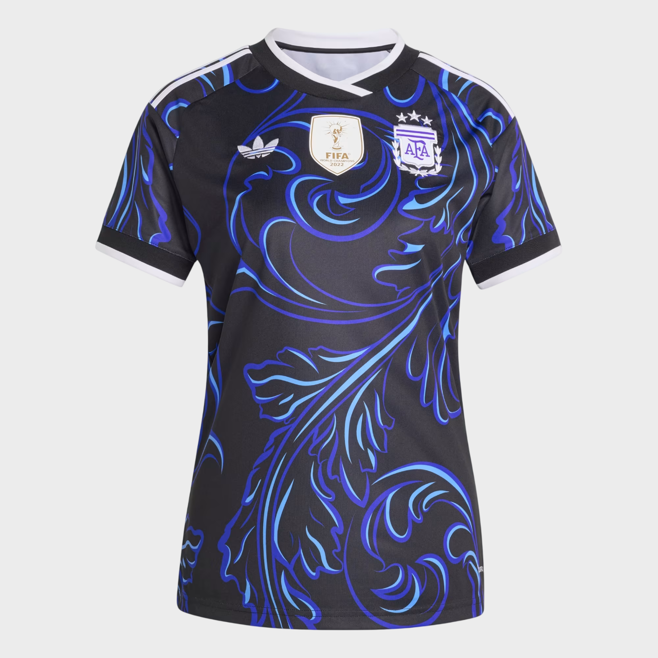 Título Camisa Feminina Argentina II 26/27 - Torcedor Adidas + Patch Campeão do Mundo