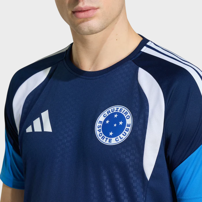 Camisa Cruzeiro II 26/27 - Treino - Torcedor Adidas Masculina - Azul Marinho