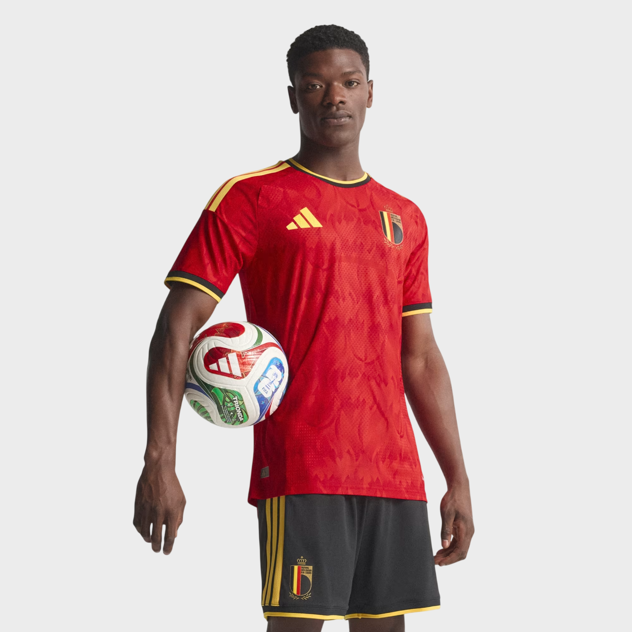 Camisa Bélgica I 26/27 - Jogador Adidas Masculina - Vermelho