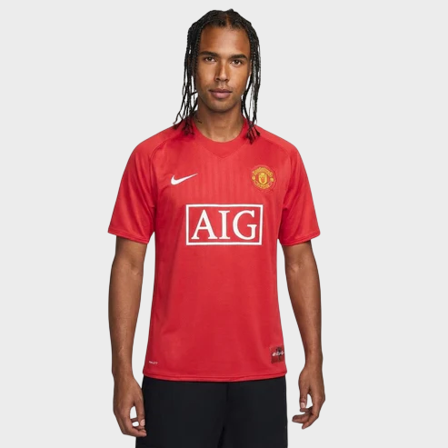 Camisa Manchester United I 2007/2008 - Vermelha