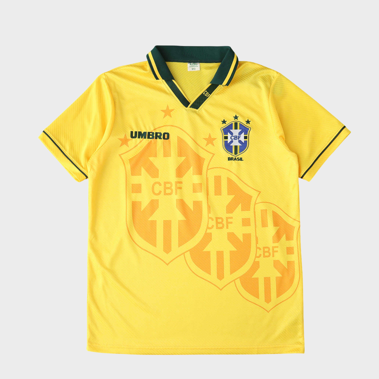 Camisa Seleção Brasileira I 1993/1994 Umbro - Retrô - Amarela