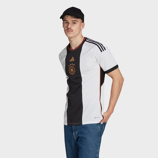 Camisa Alemanha I 2022 - Torcedor Adidas Masculina - Branca
