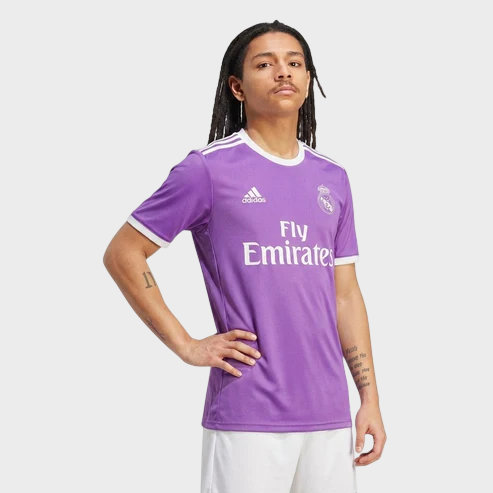 Camisa Real Madrid II 2016/2017 - Adidas - Roxa - Retrô