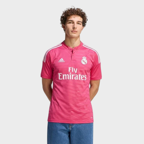 Camisa Real Madrid II 2014/2015 Adidas - Rosa- Retrô