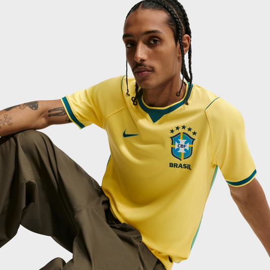 Camisa Seleção Brasileira I 26/27 - Torcedor Nike Masculina - Amarela