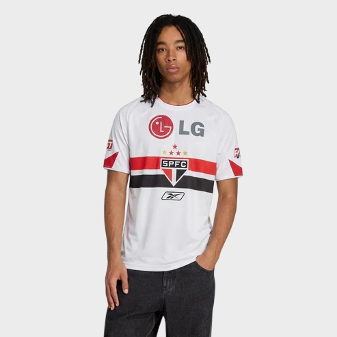 Camisa São Paulo I 2006/07 Retrô - Branca