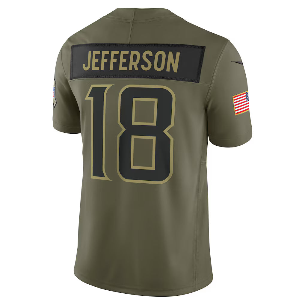 Camisa NFL Minnesota Vikings Vapor F.U.S.E. Limited Jersey Salute To Service 2025