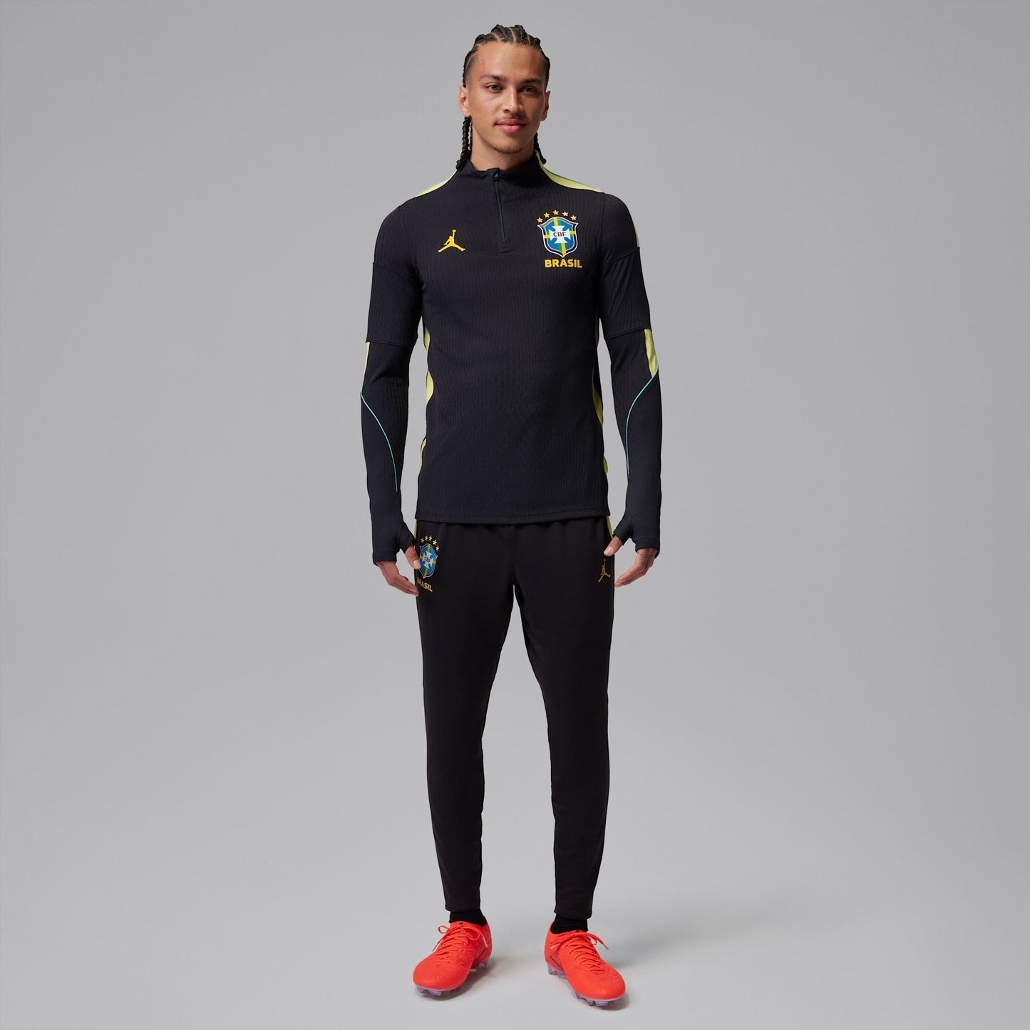 Conjunto de Treino Brasil 2026/27 Preto